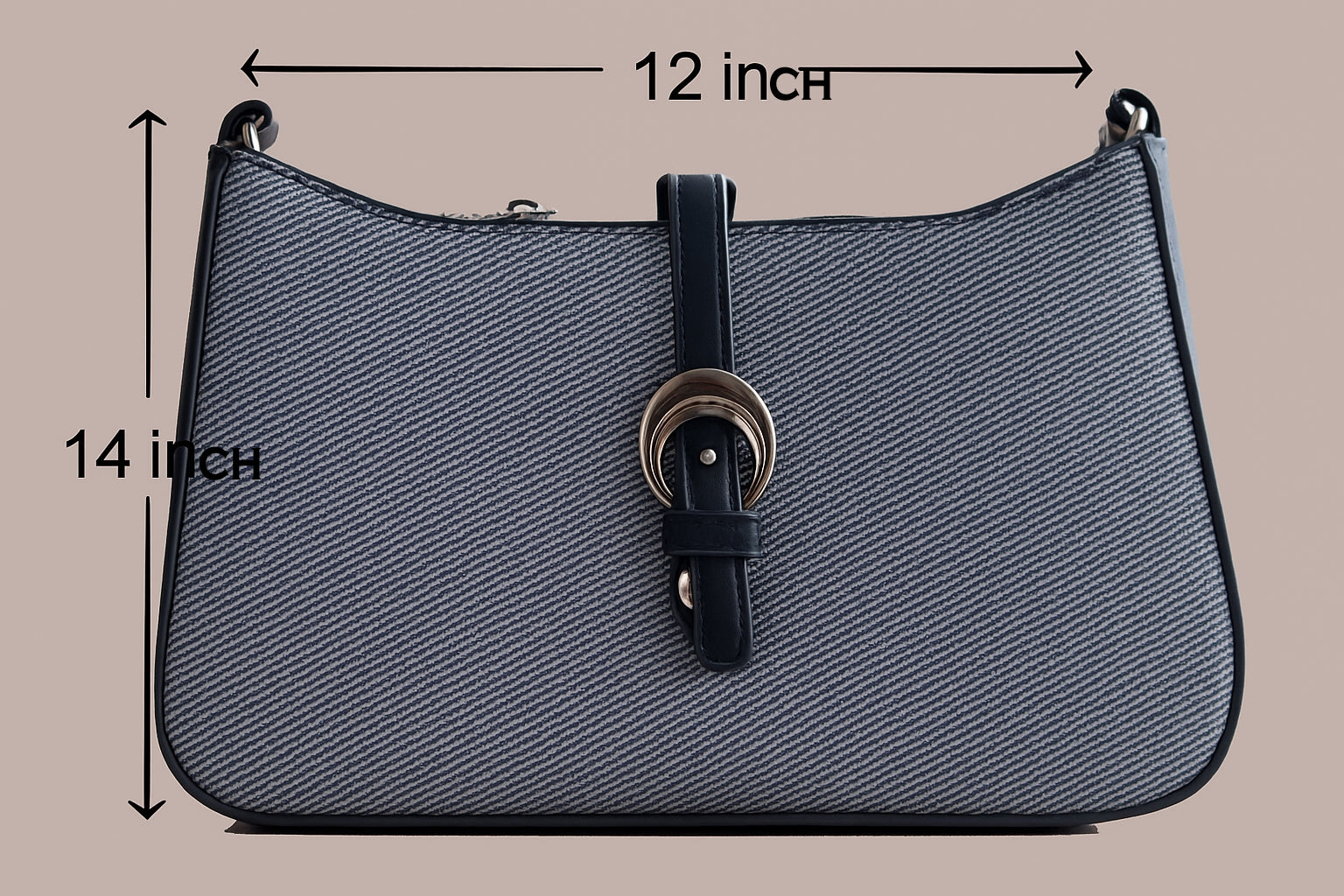 Ash Noir Buckle Sling – Modern Sophisticate Series