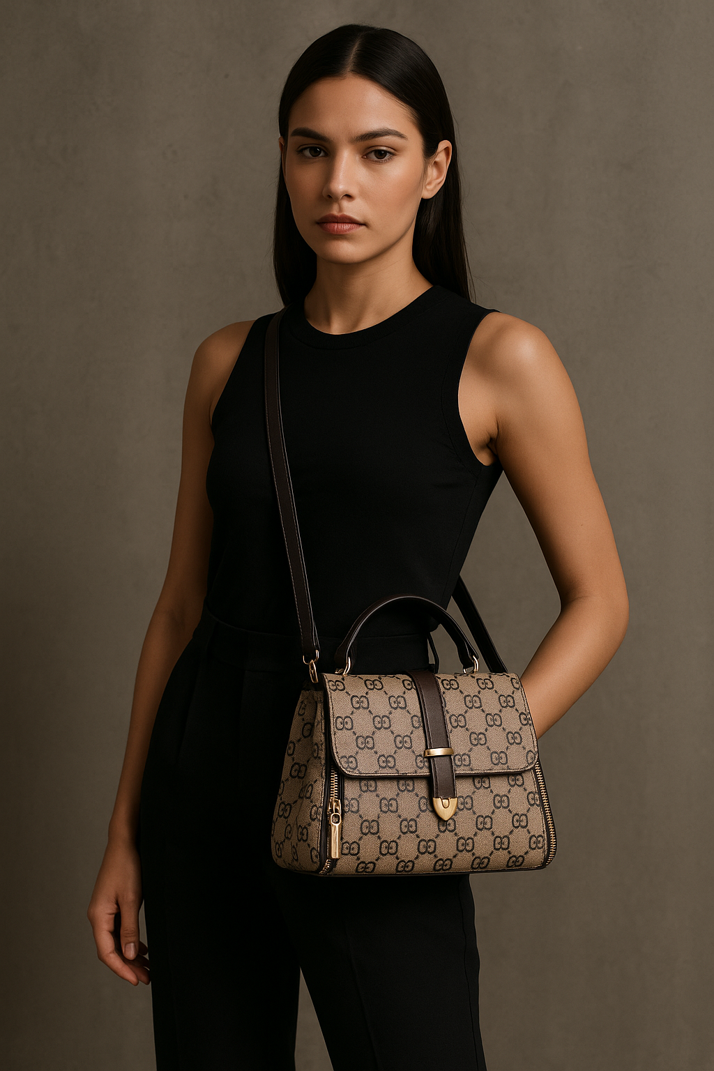 Heritage Monogram Luxe Tote – Goldline Edition