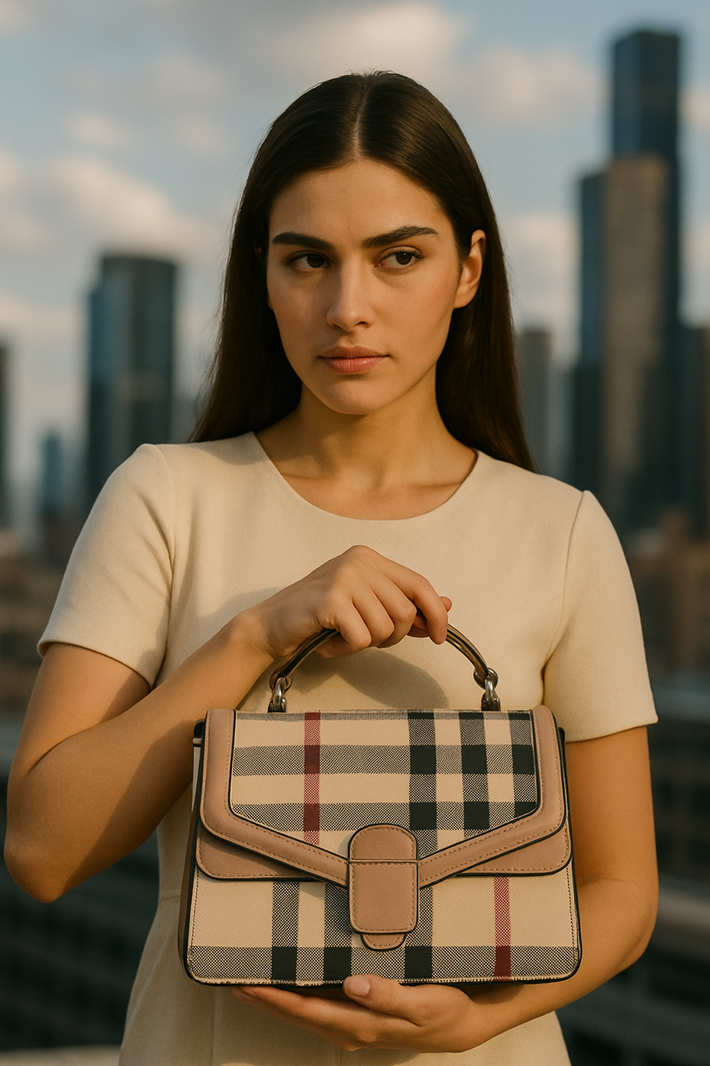 Heritage City Satchel – Classic Check Edition