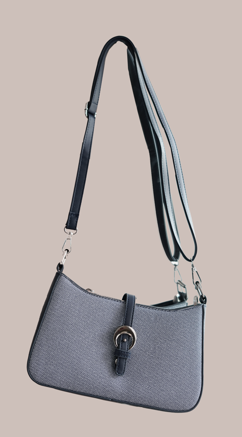 Ash Noir Buckle Sling – Modern Sophisticate Series
