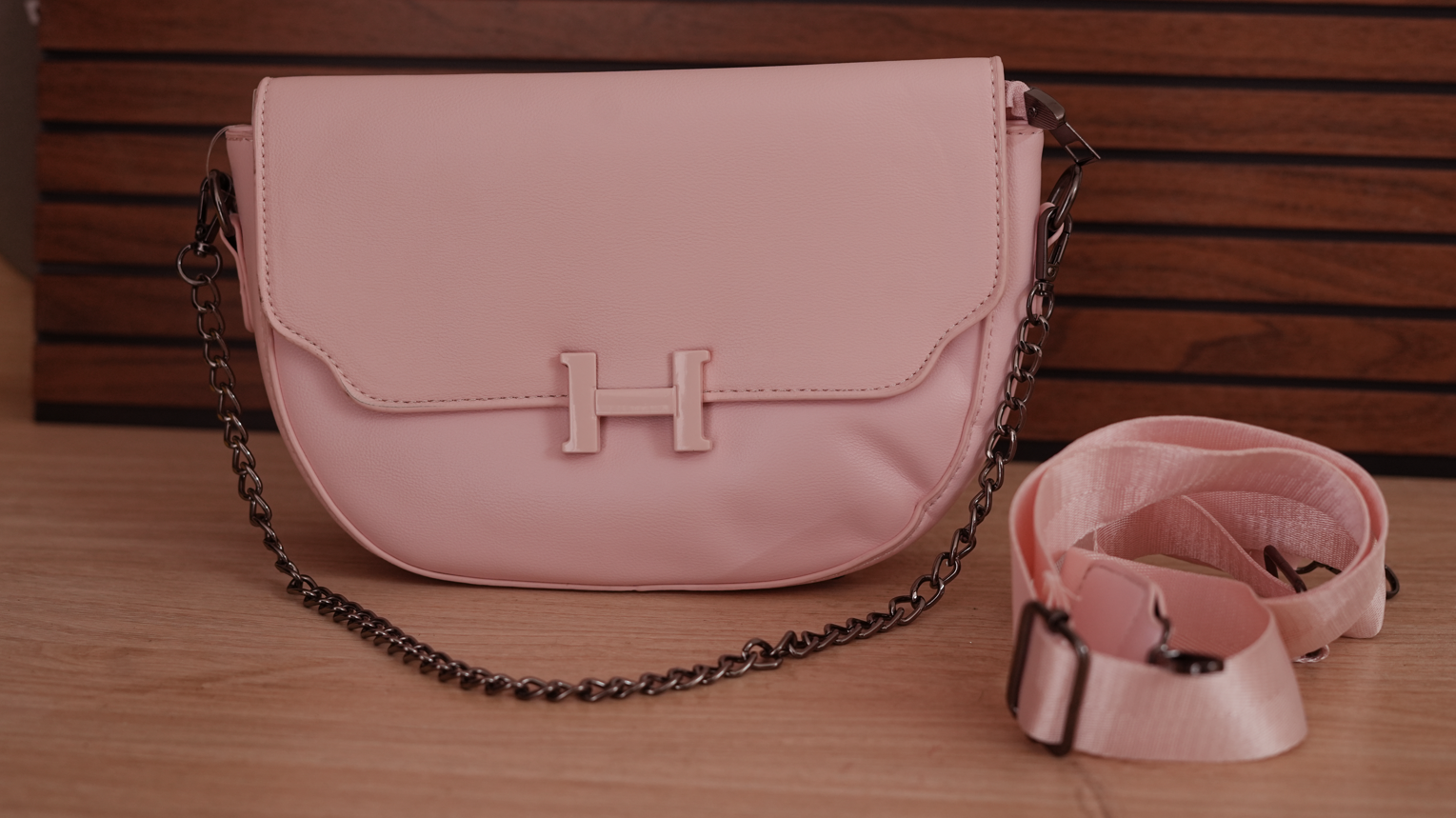 Blush Chain Icon Bag – Parisian Edition