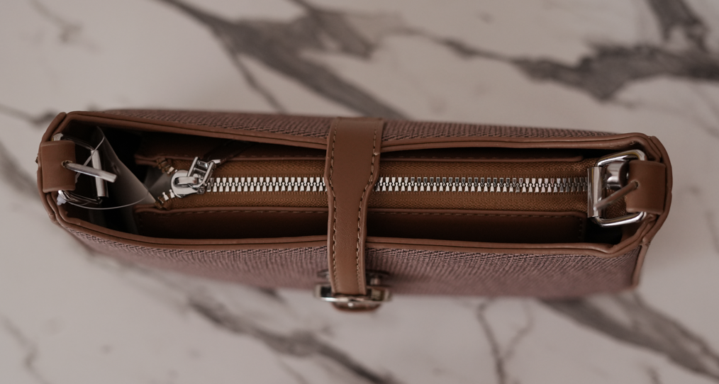 Mocha Buckle Mini Satchel – Countryside Chic Edition