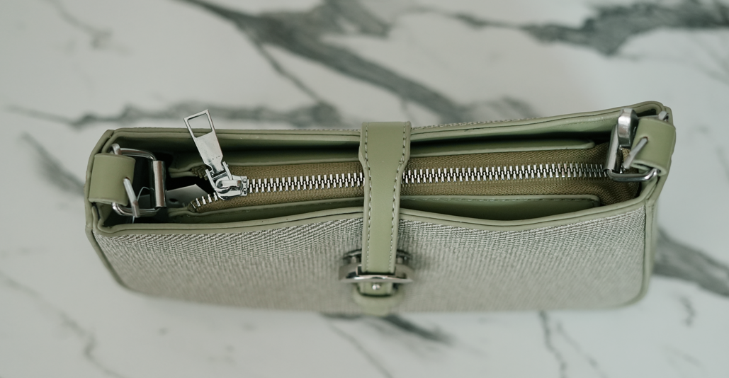 Sage Garden Buckle Tote – Luxe Meadow Edition