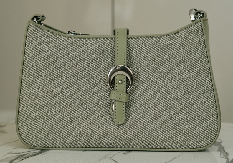 Sage Garden Buckle Tote – Luxe Meadow Edition