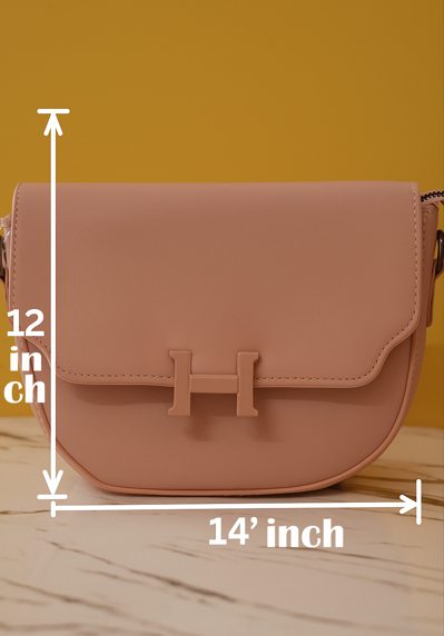 Nude Icon “H” Satchel – Luxe Authority Edition