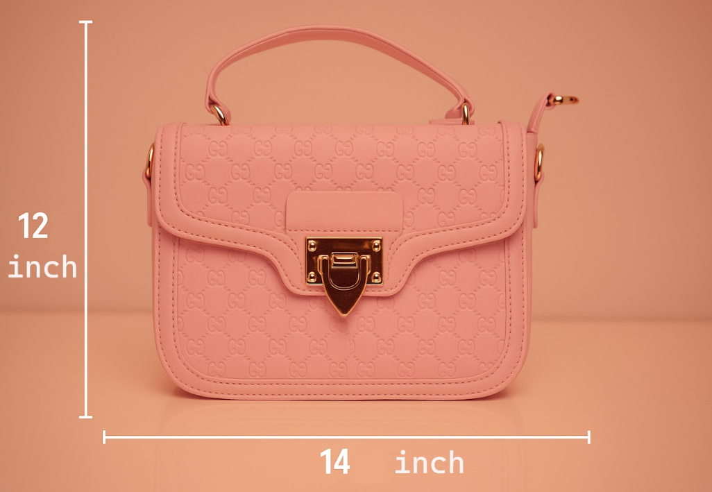 Blush Monogram Lock Satchel – Signature Rosé Edition