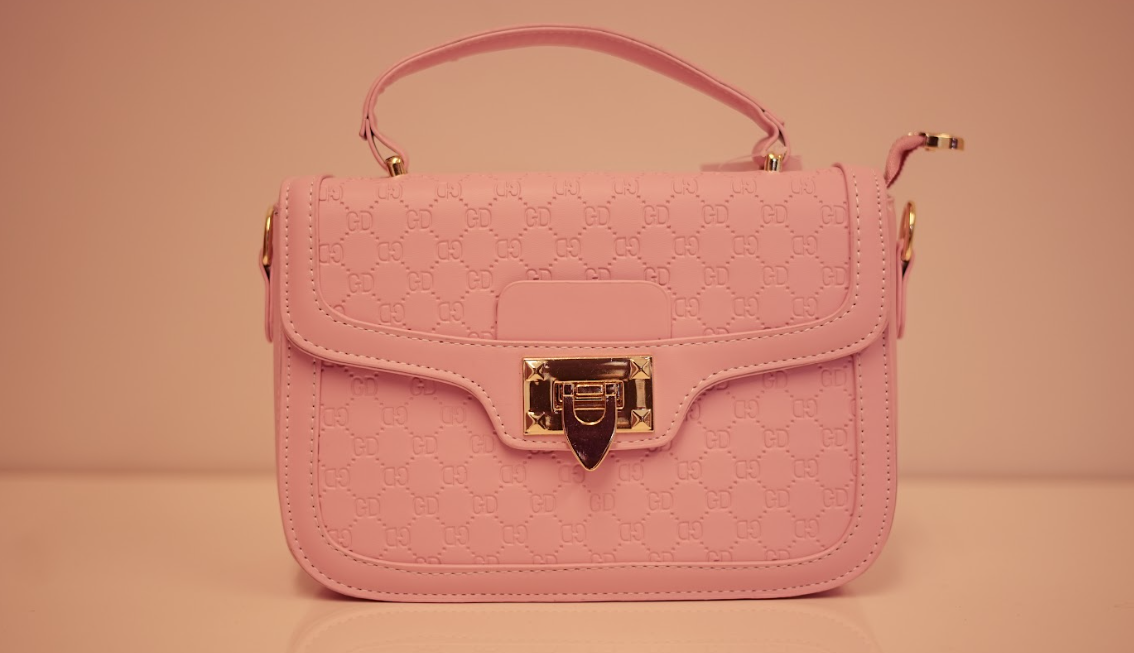Blush Monogram Lock Satchel – Signature Rosé Edition