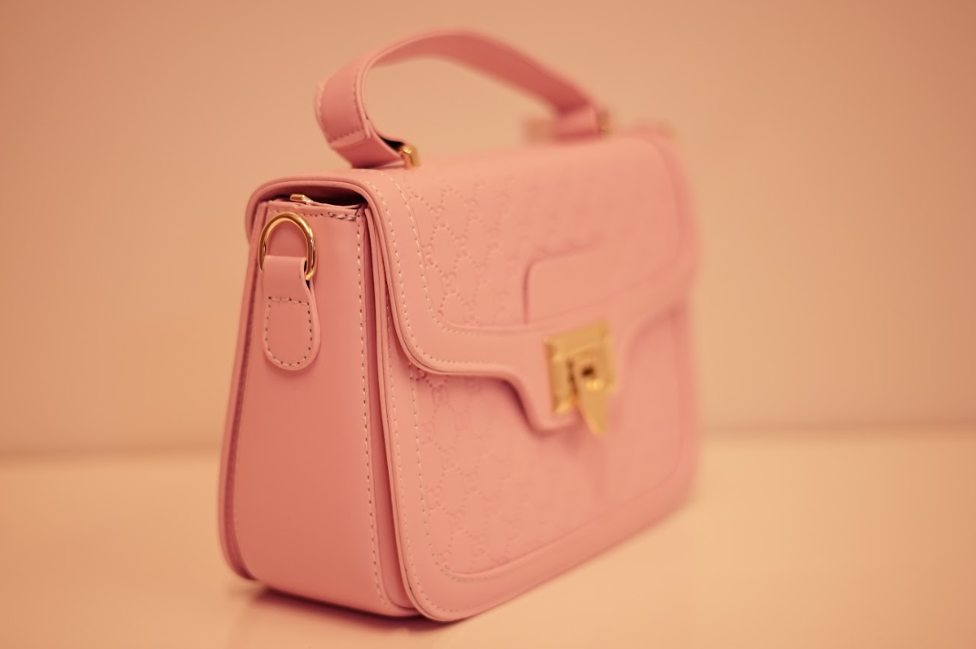 Blush Monogram Lock Satchel – Signature Rosé Edition