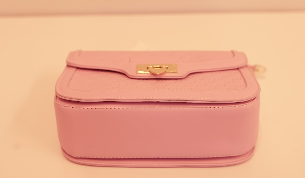 Blush Monogram Lock Satchel – Signature Rosé Edition