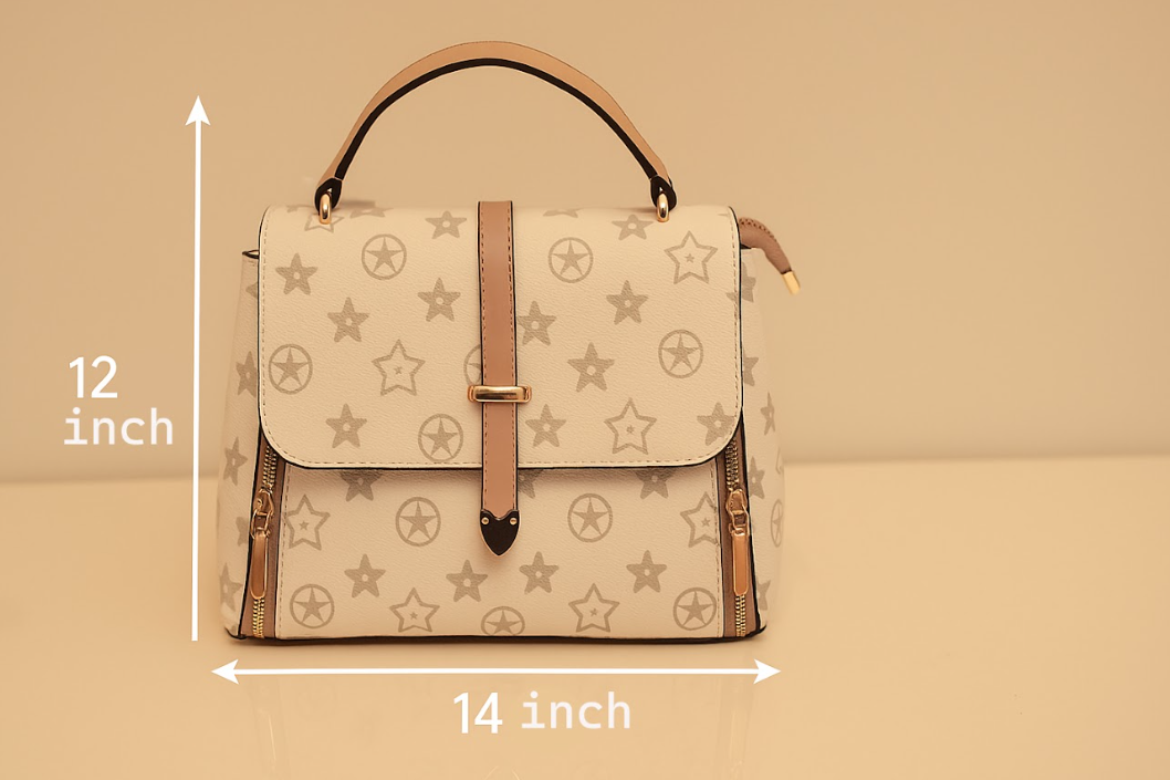 Ivory Star Monogram Bag – Celestial Luxe Edition