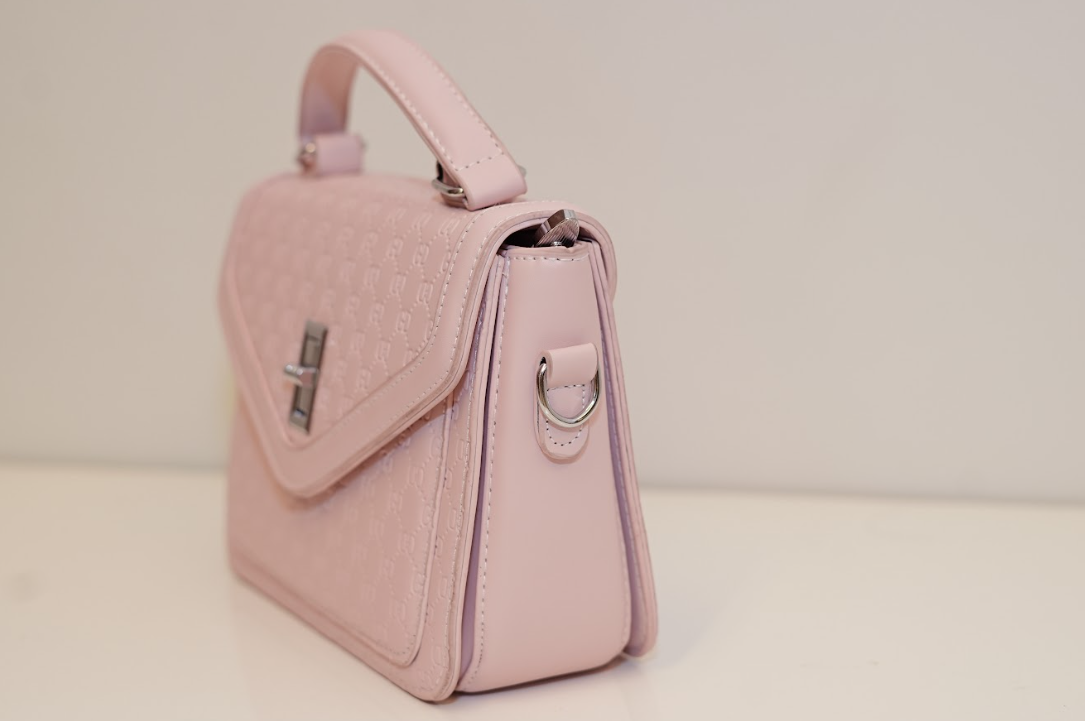 Blush Mini Monogram Satchel – Rosé Luxe Edition