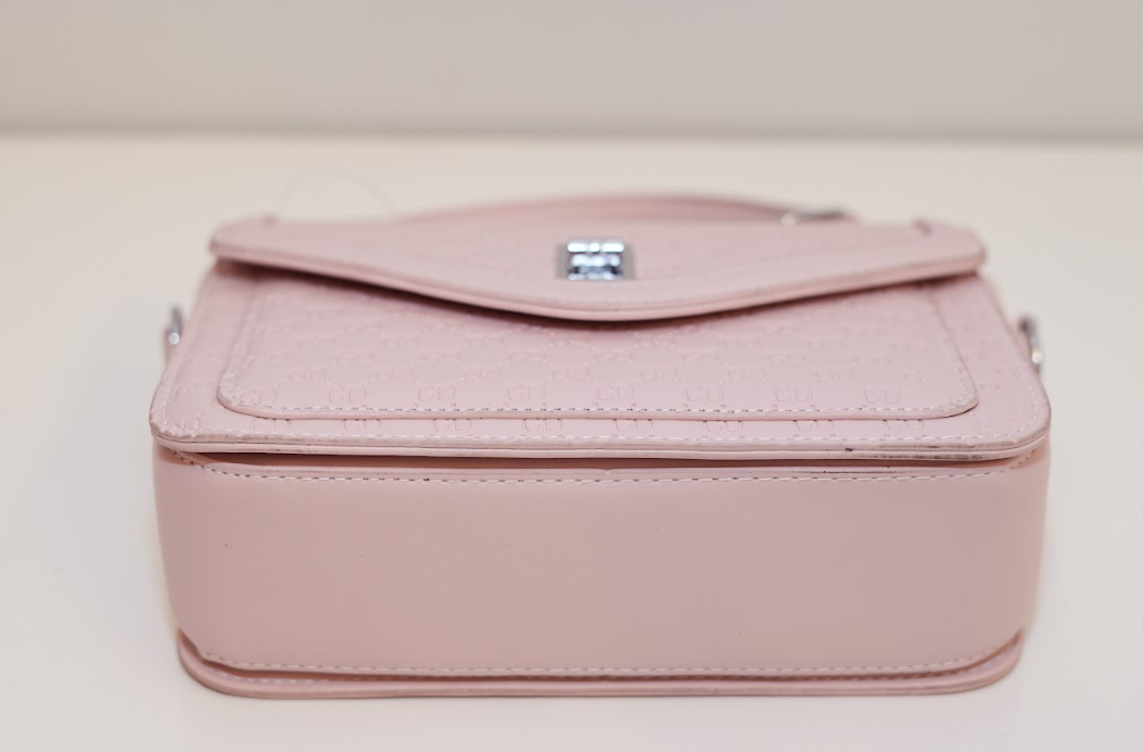 Blush Mini Monogram Satchel – Rosé Luxe Edition