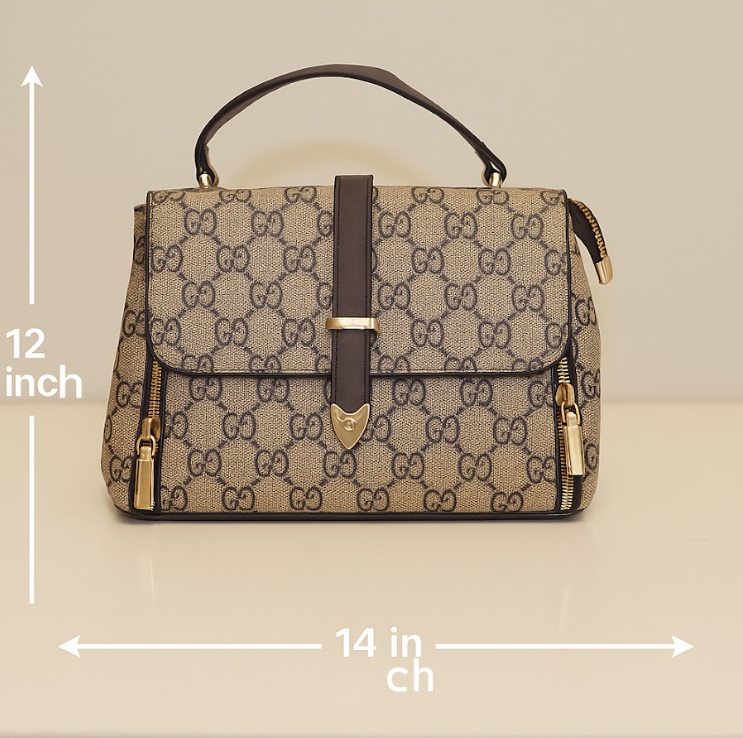 Heritage Monogram Luxe Tote – Goldline Edition