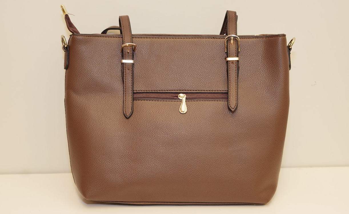 Madison Elite City Tote – Luxe Caramel Leather Edition